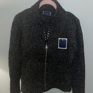 Women's Black Cardigan Sweater